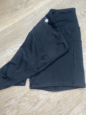 RBX Black Performance Leggings with White Logo